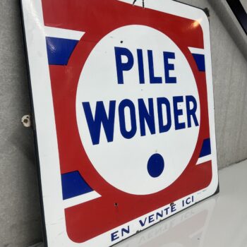 Emaille plate Pile Wonder