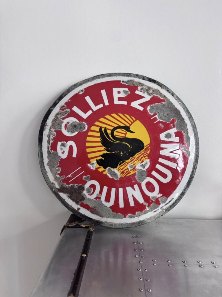 Solliez Quinquina Emaille bord