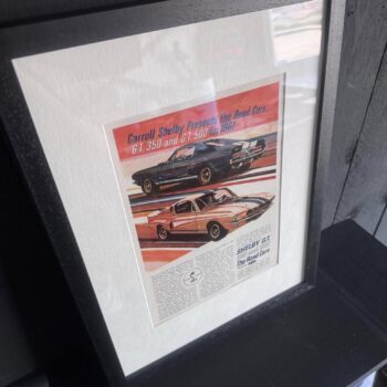 Mustang Advertsisement Sixties